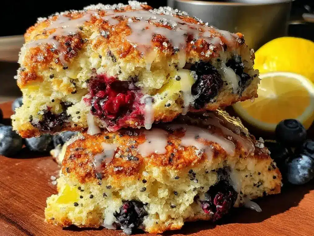 brown butter blueberry scones - featured image