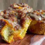 brown butter cinnamon roll muffins - featured image