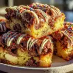 brown butter confetti cookie bars - featured image