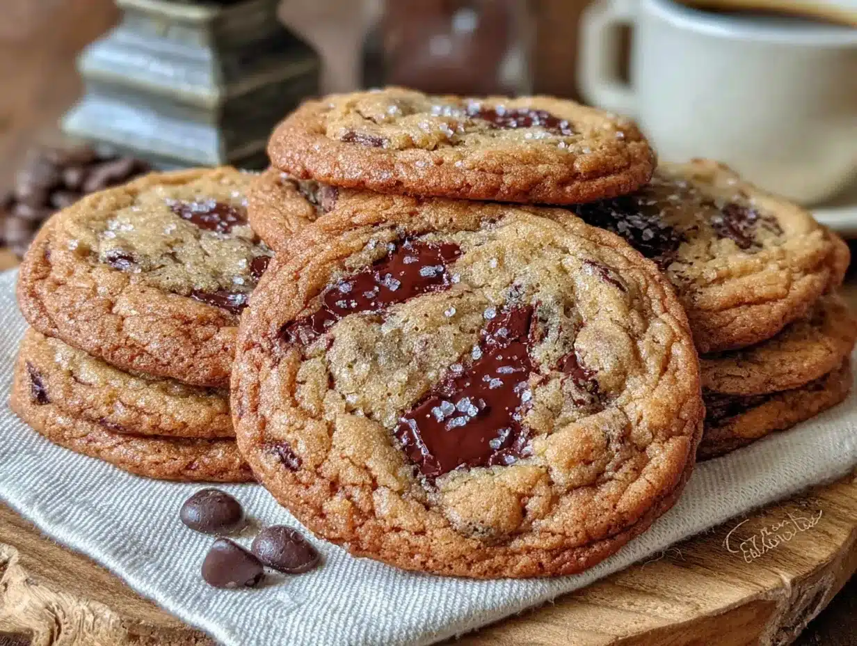 Brown Butter Espresso Dark Chocolate Chip Cookies preparation steps