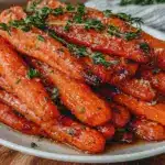 brown butter honey roasted carrots - featured image
