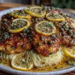 brown butter lemon caper chicken piccata - featured image