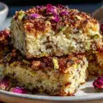 brown butter pistachio shortbread - featured image