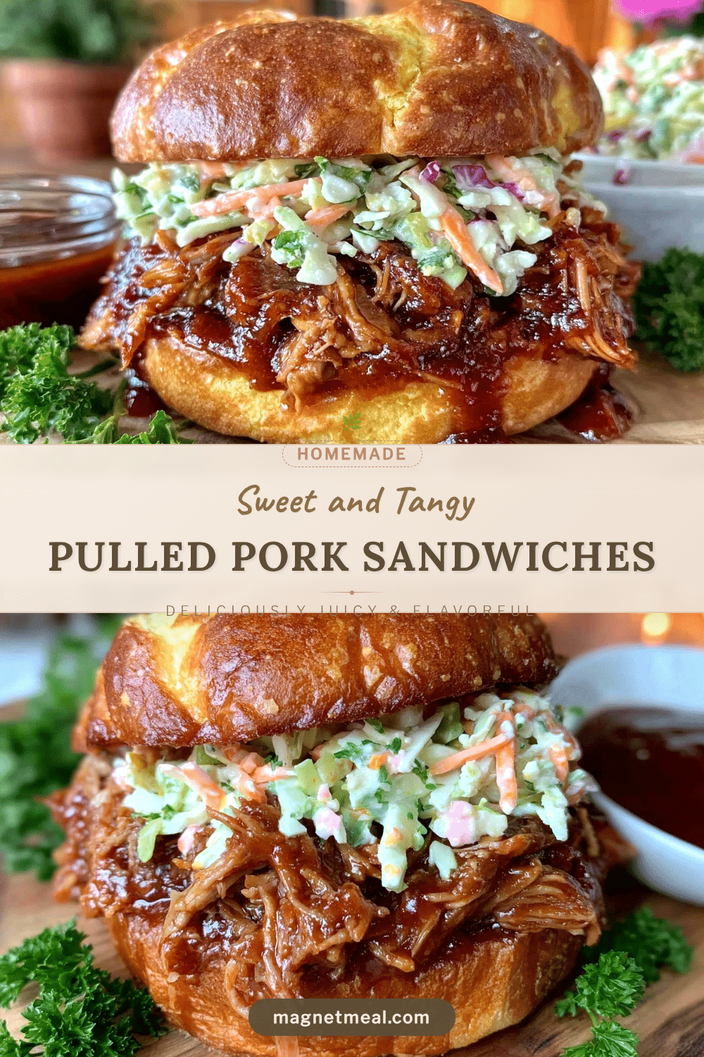 brown sugar bbq pulled pork sandwiches recipe