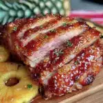 brown sugar glazed ham - featured image