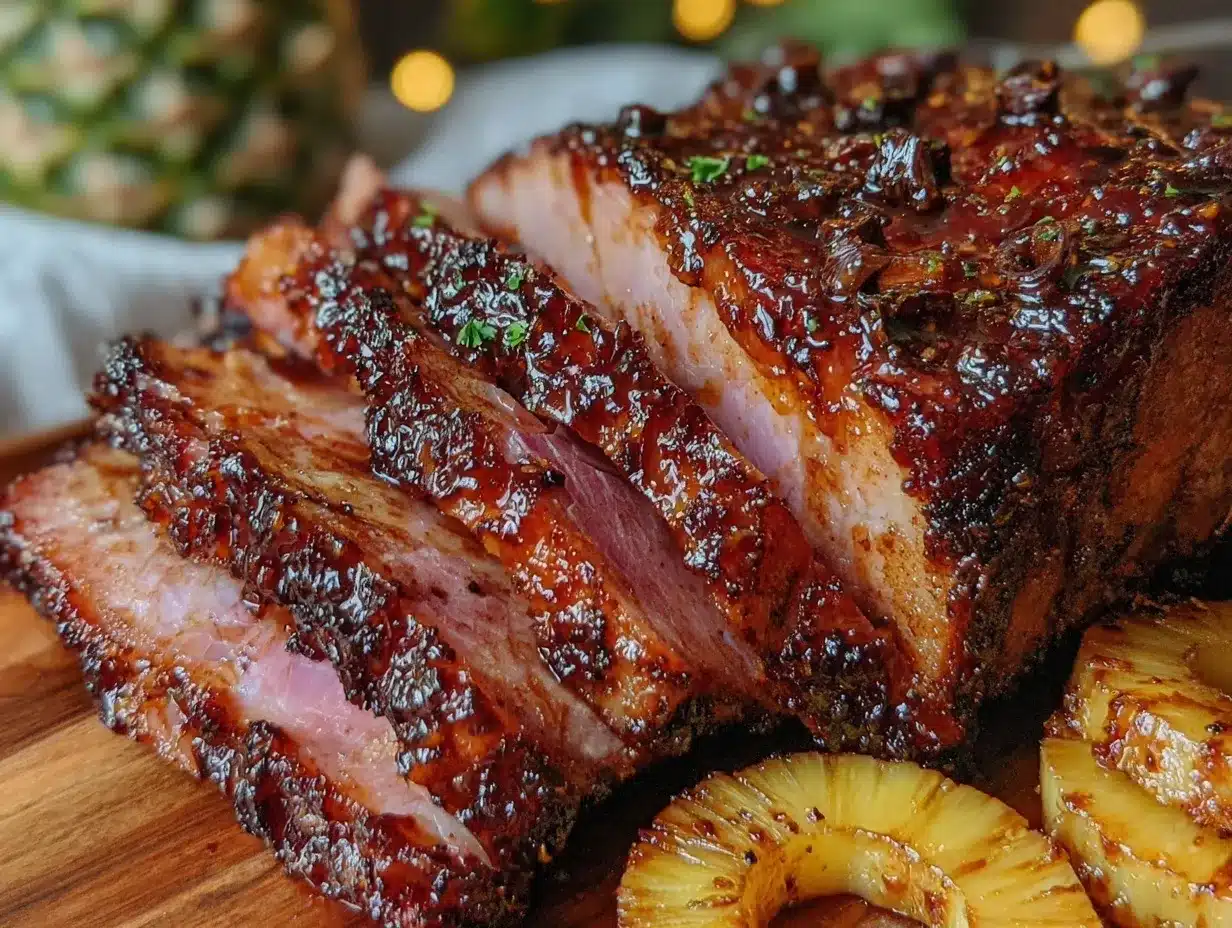 brown sugar glazed ham preparation steps