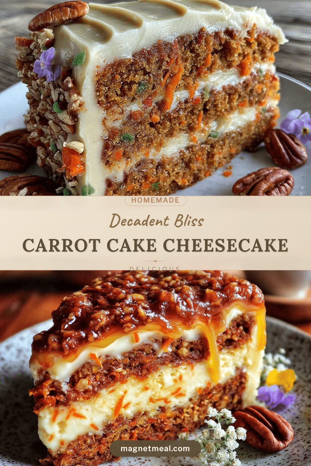 carrot cake cheesecake recipe