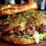 cast iron grill smash burgers - featured image