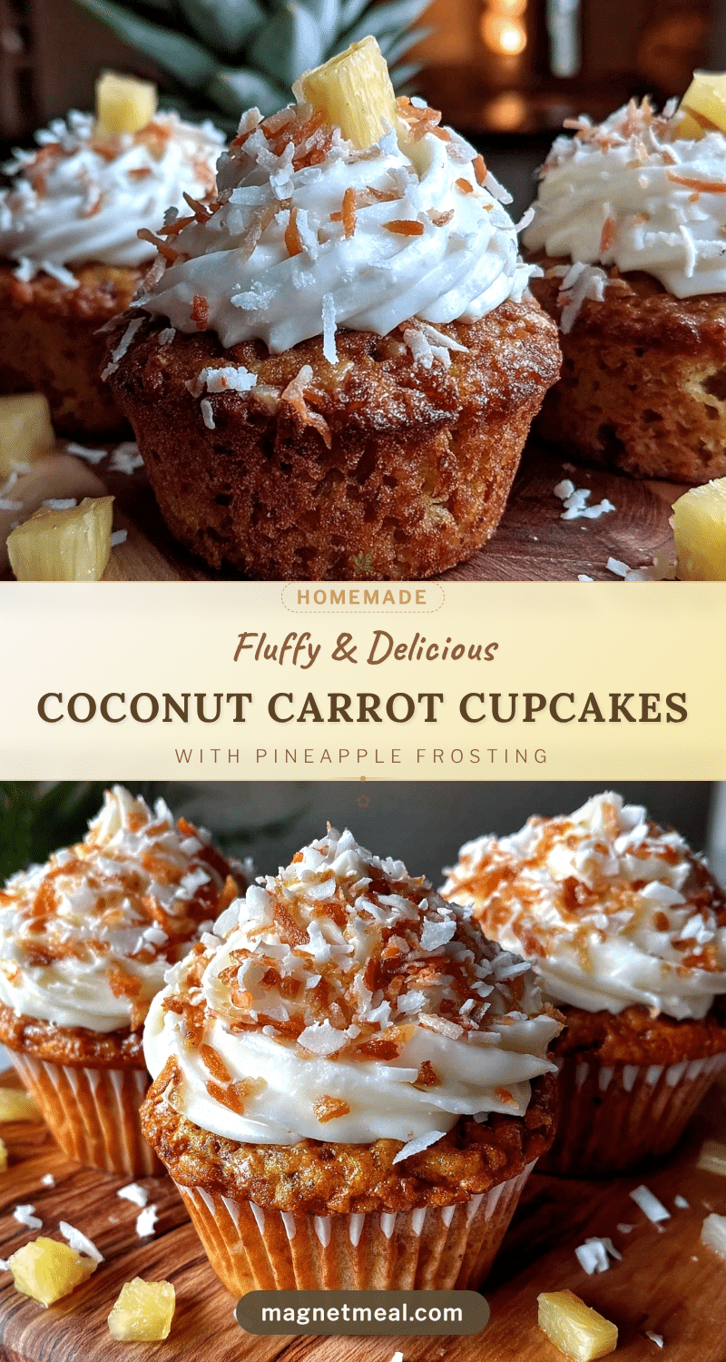 coconut carrot cake cupcakes recipe