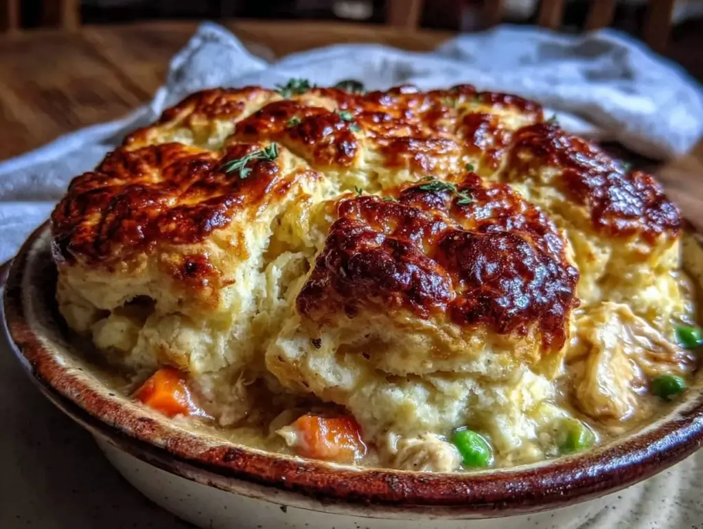 cozy weeknight chicken pot pie - featured image