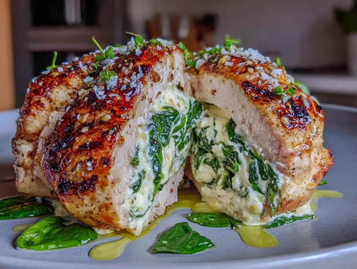 cream cheese stuffed chicken breast preparation steps