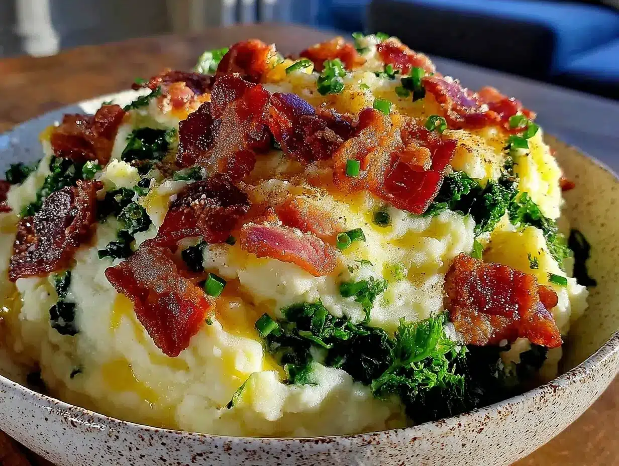 creamy colcannon mashed potatoes preparation steps