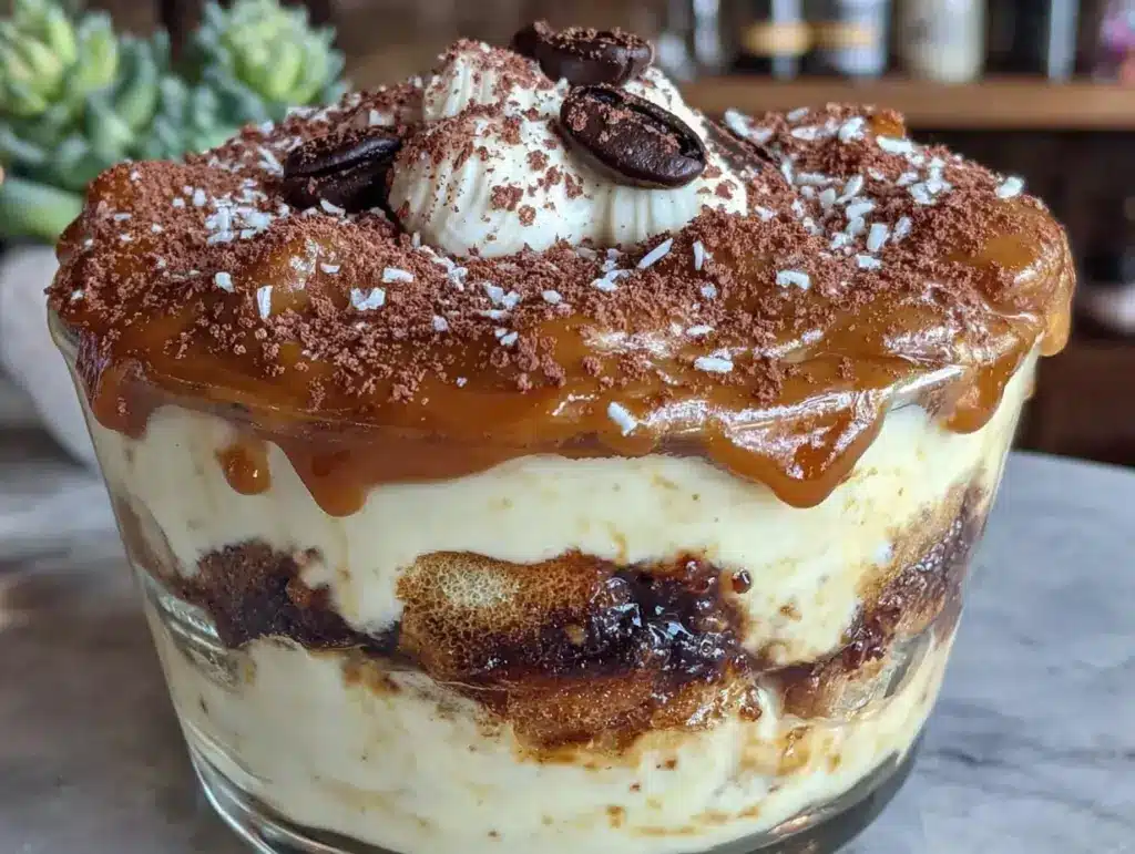 creamy cold brew tiramisu - featured image