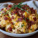 creamy crock pot crack chicken - featured image
