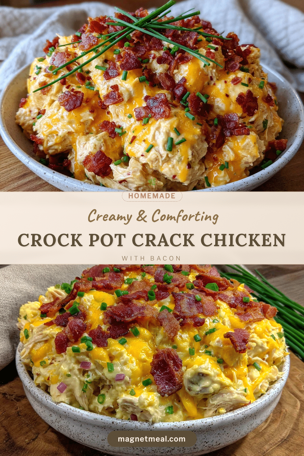creamy crock pot crack chicken recipe