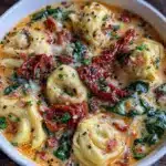 Creamy Instant Pot Tuscan Tortellini Soup - featured image