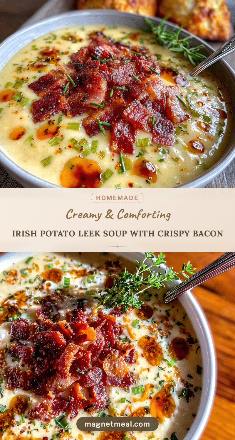 creamy irish potato leek soup recipe