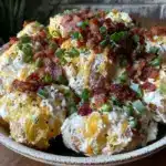 creamy loaded baked potato salad - featured image