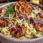 creamy one-pot chicken orzo - featured image