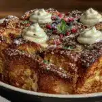 creamy overnight french toast casserole - featured image