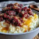 creamy overnight steel cut oats - featured image