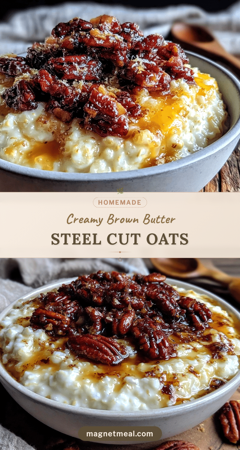 creamy overnight steel cut oats recipe