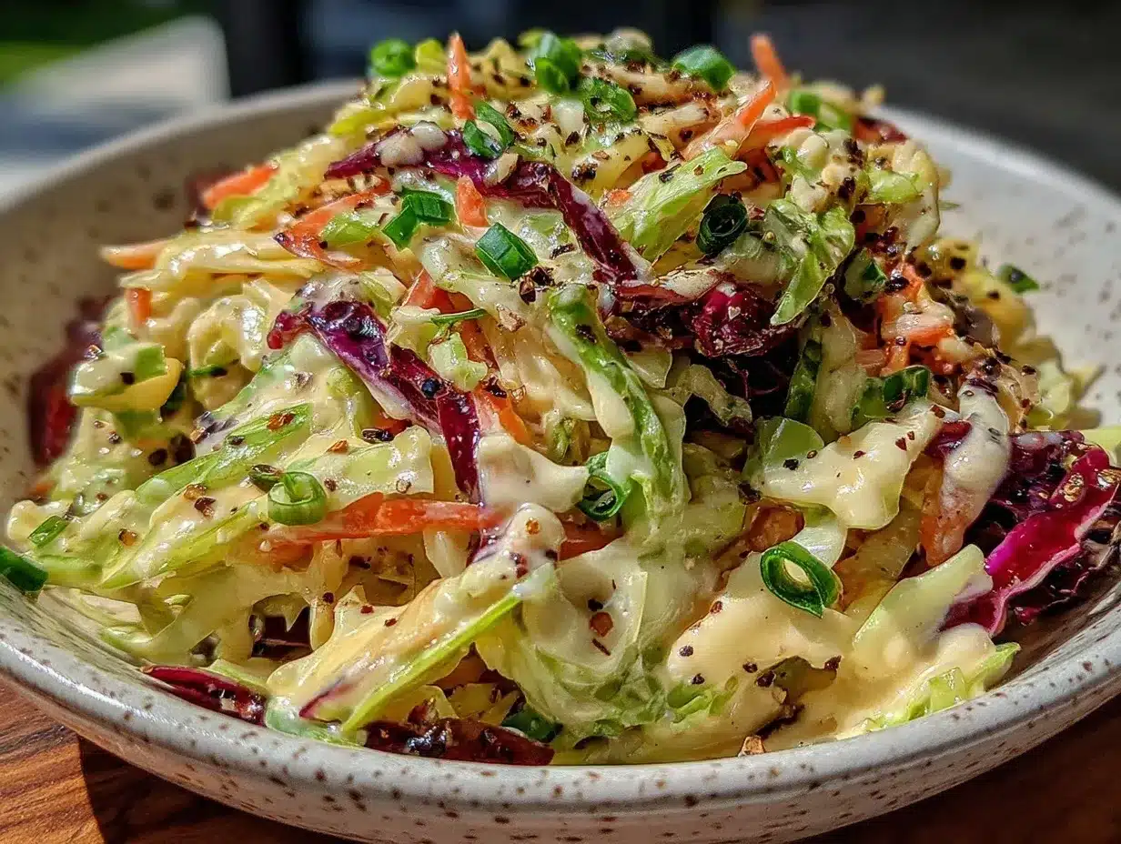 creamy southern style coleslaw preparation steps