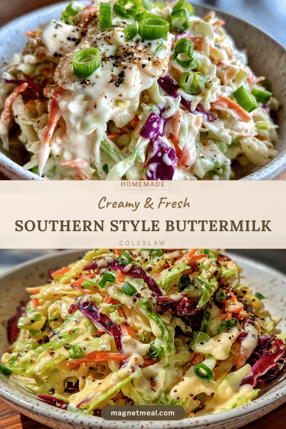 creamy southern style coleslaw recipe