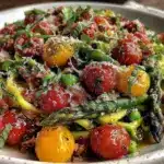 creamy spring vegetable primavera - featured image