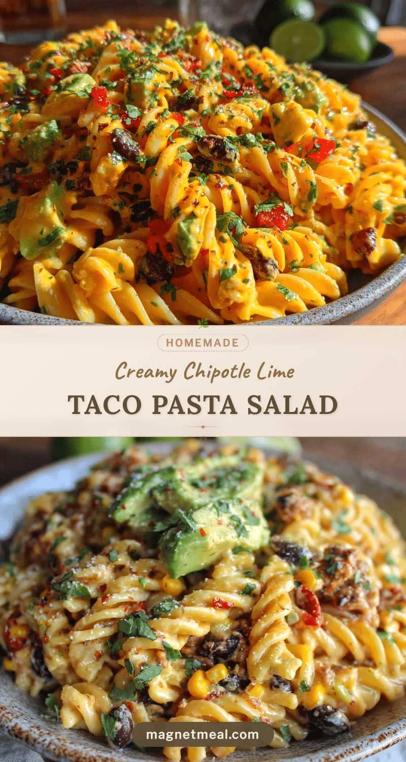 creamy taco pasta salad recipe