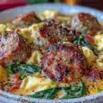 creamy tortellini soup - featured image