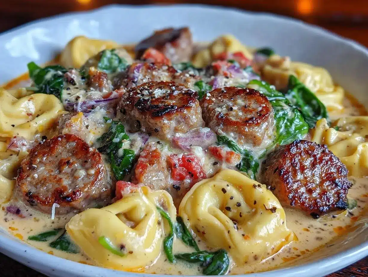 creamy tortellini soup preparation steps