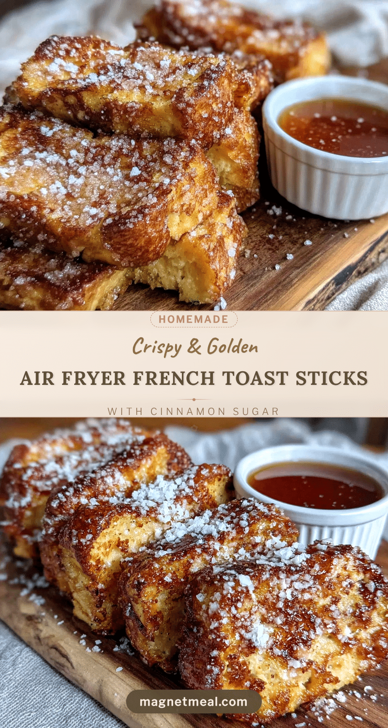 crispy air fryer french toast sticks recipe