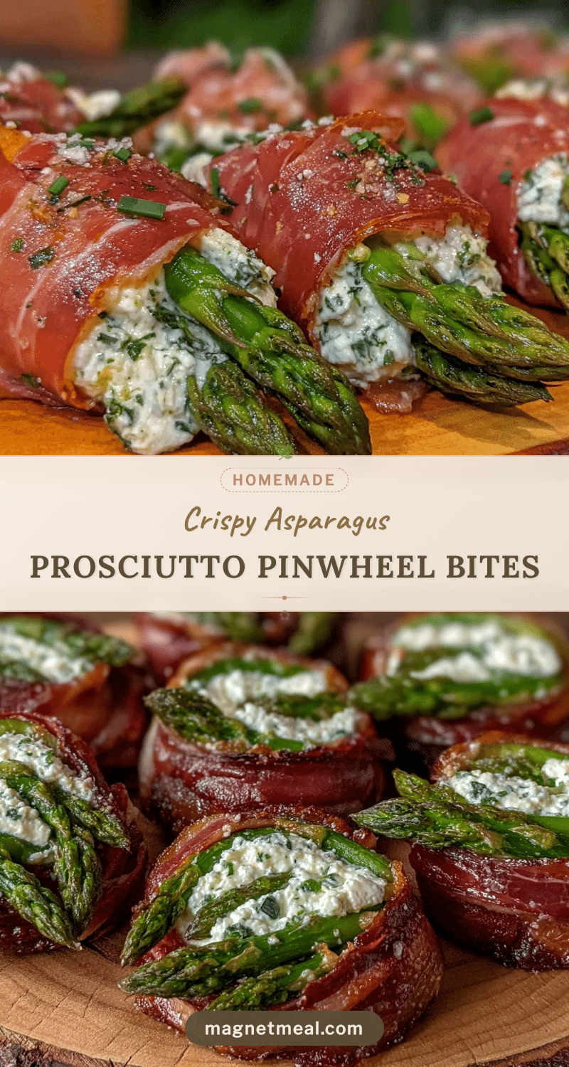 crispy asparagus prosciutto pinwheel bites recipe