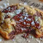 crispy brown butter chocolate chunk cookies - featured image