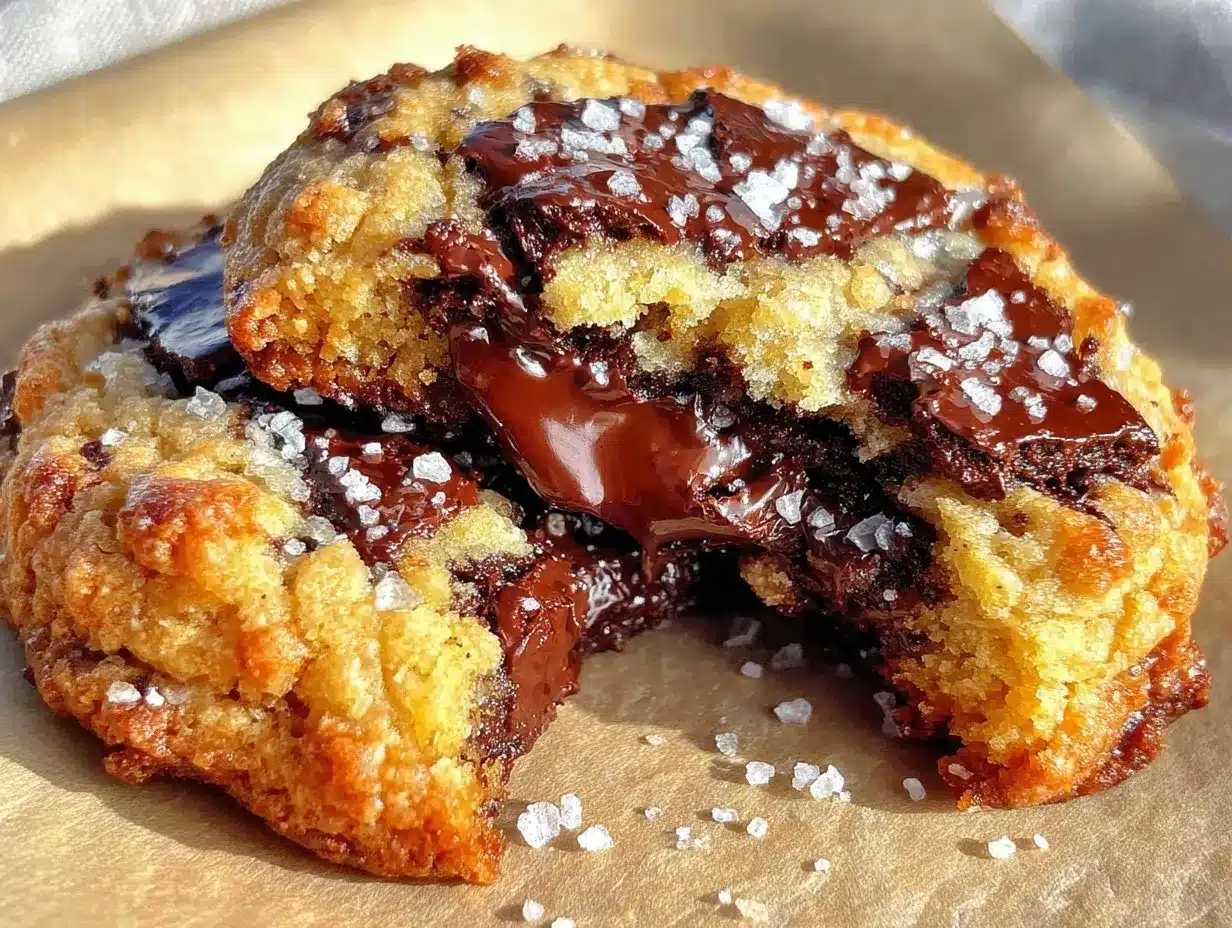 crispy brown butter chocolate chunk cookies preparation steps