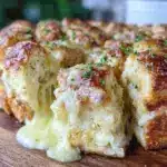 crispy cheesy pull-apart garlic bread - featured image