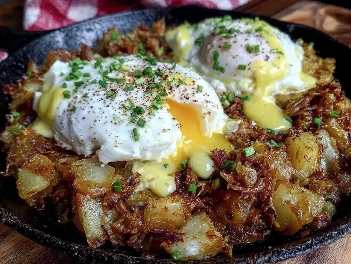 crispy corned beef hash skillet preparation steps