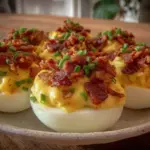 crispy deviled eggs recipe - featured image