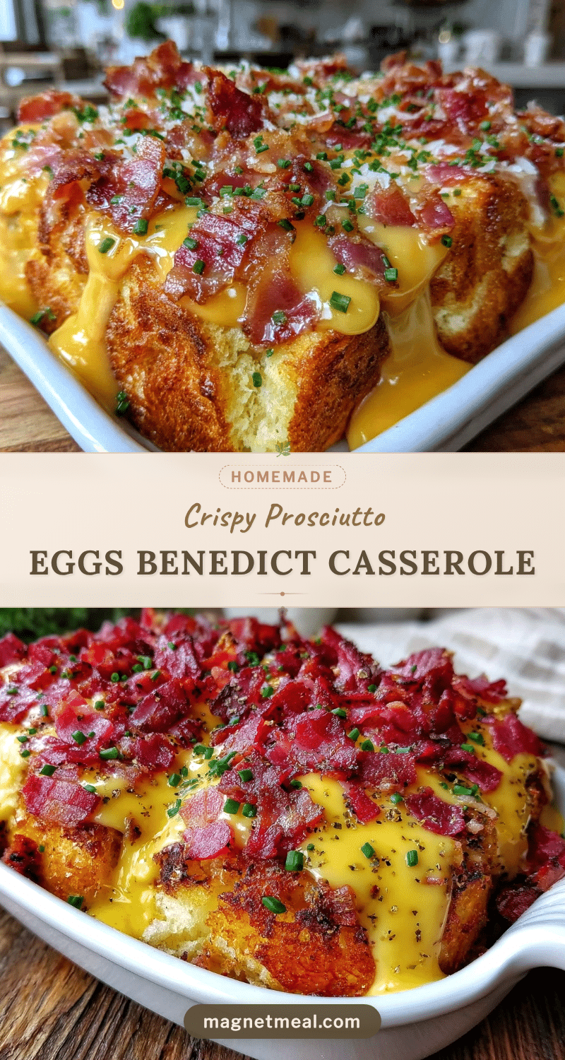crispy eggs benedict casserole recipe
