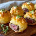 crispy mini beef wellington bites - featured image