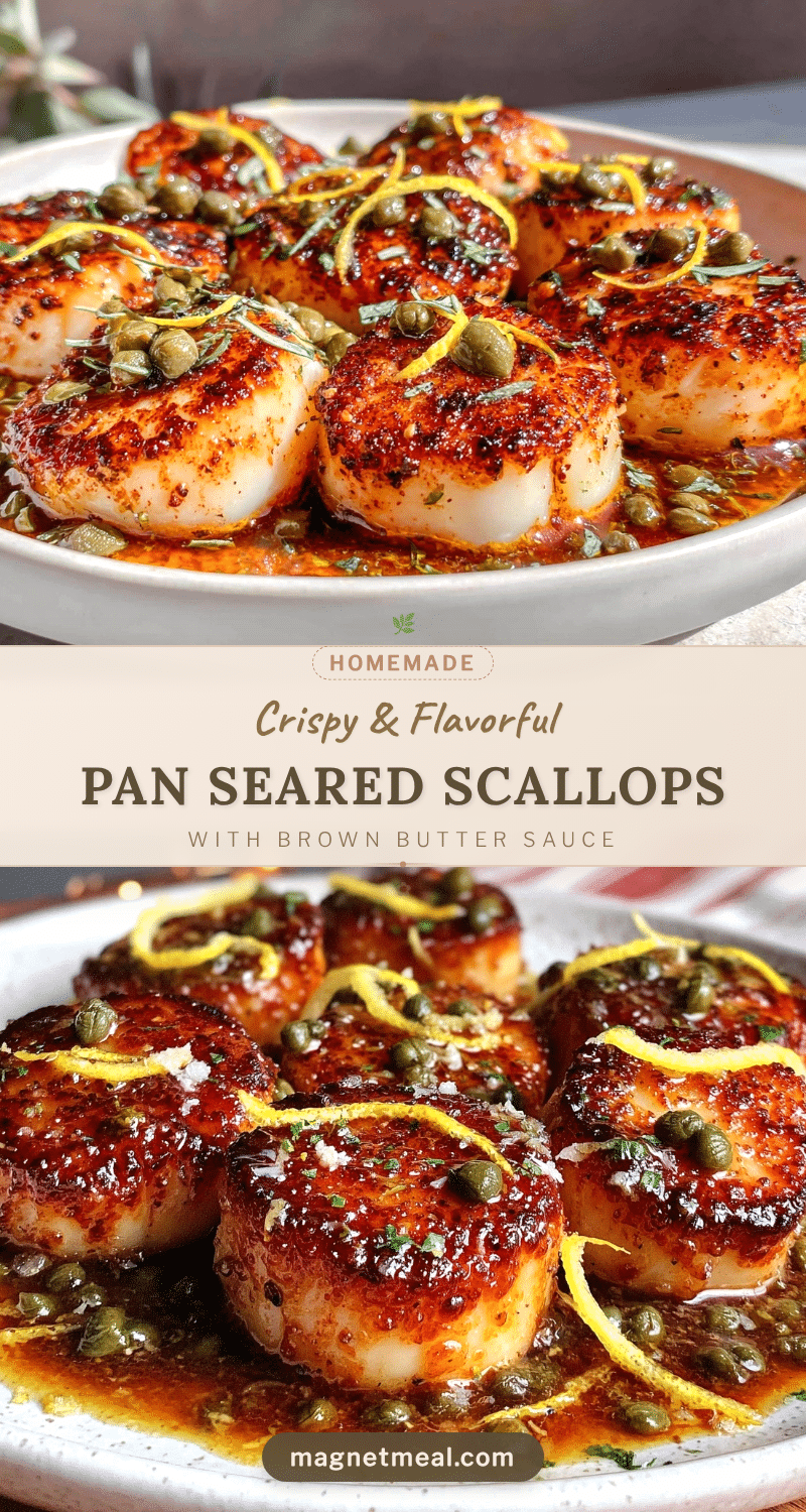 crispy pan seared scallops recipe