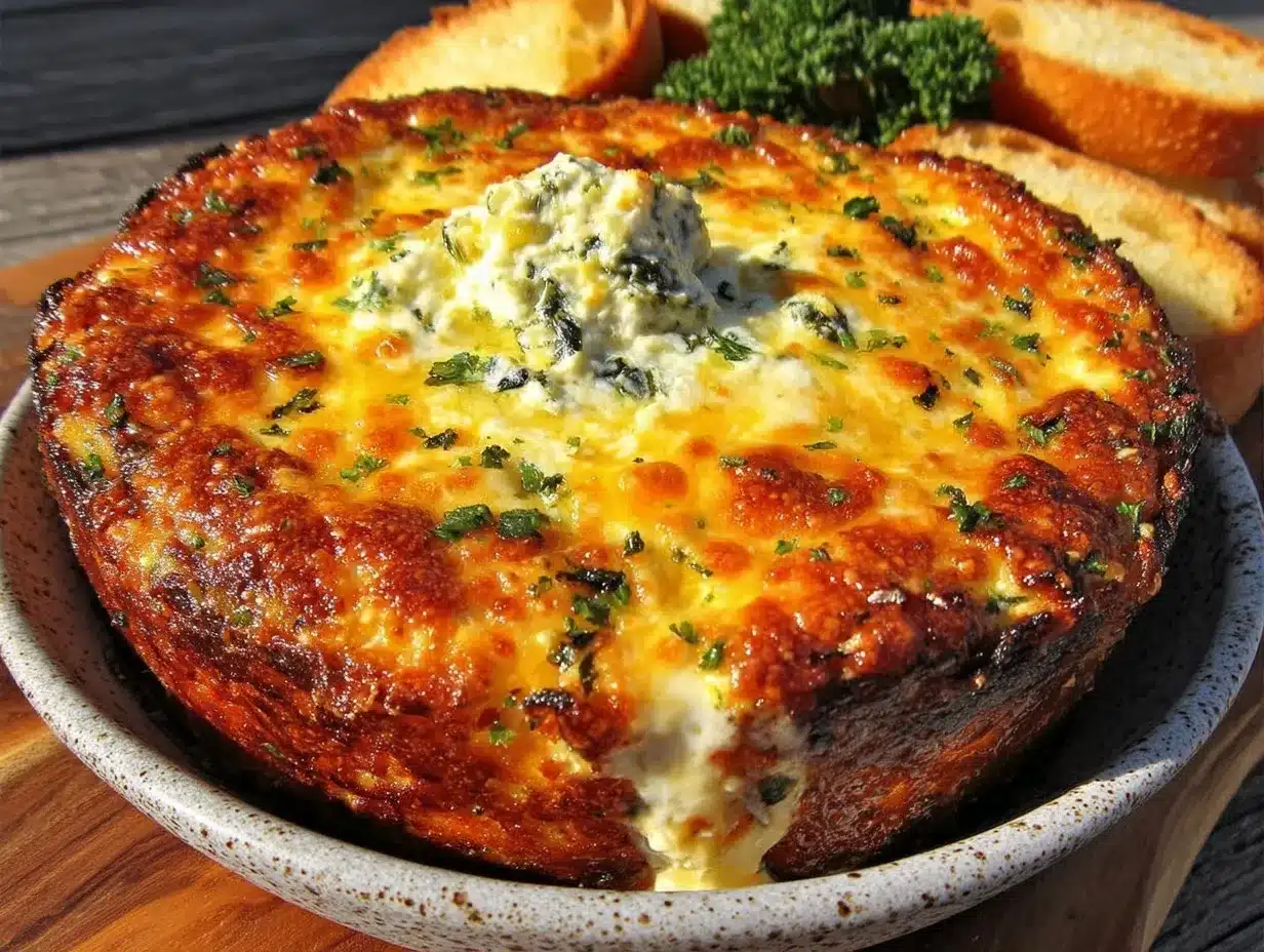 crispy spinach artichoke dip preparation steps