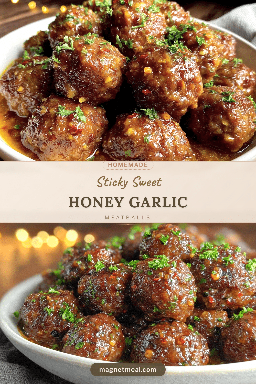 crockpot honey garlic meatballs recipe