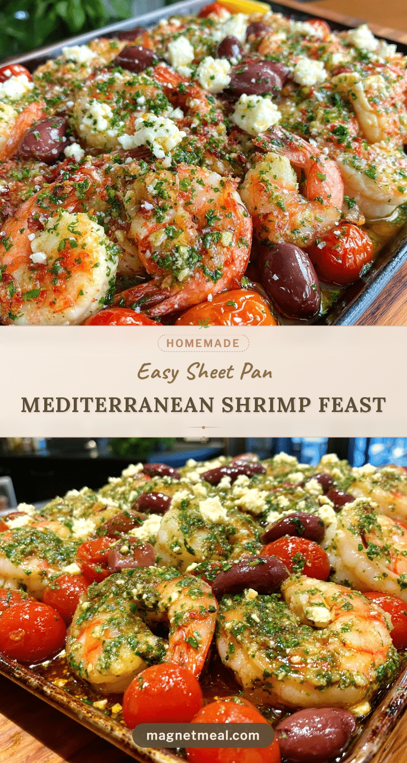 easy sheet pan mediterranean shrimp recipe