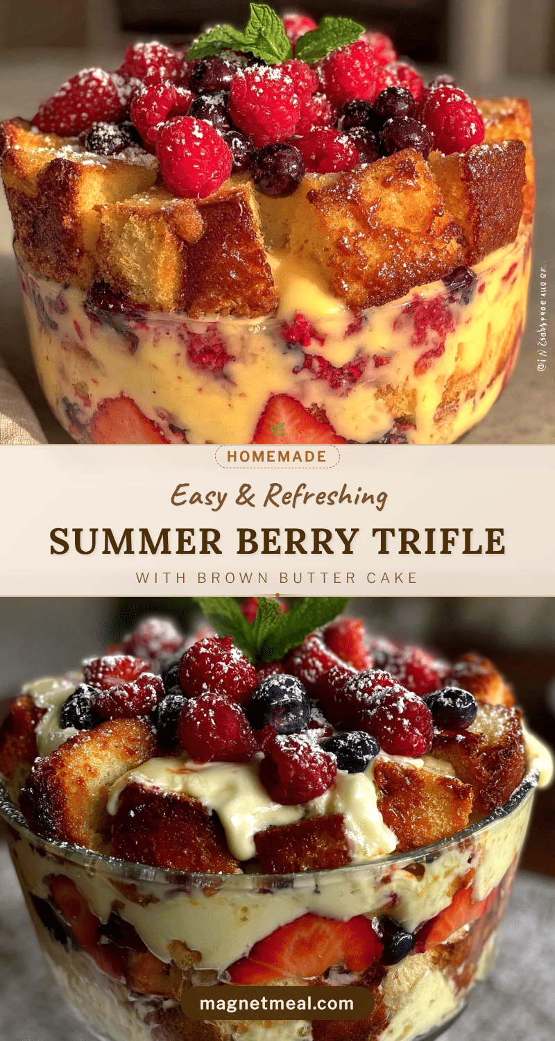 easy summer berry trifle recipe