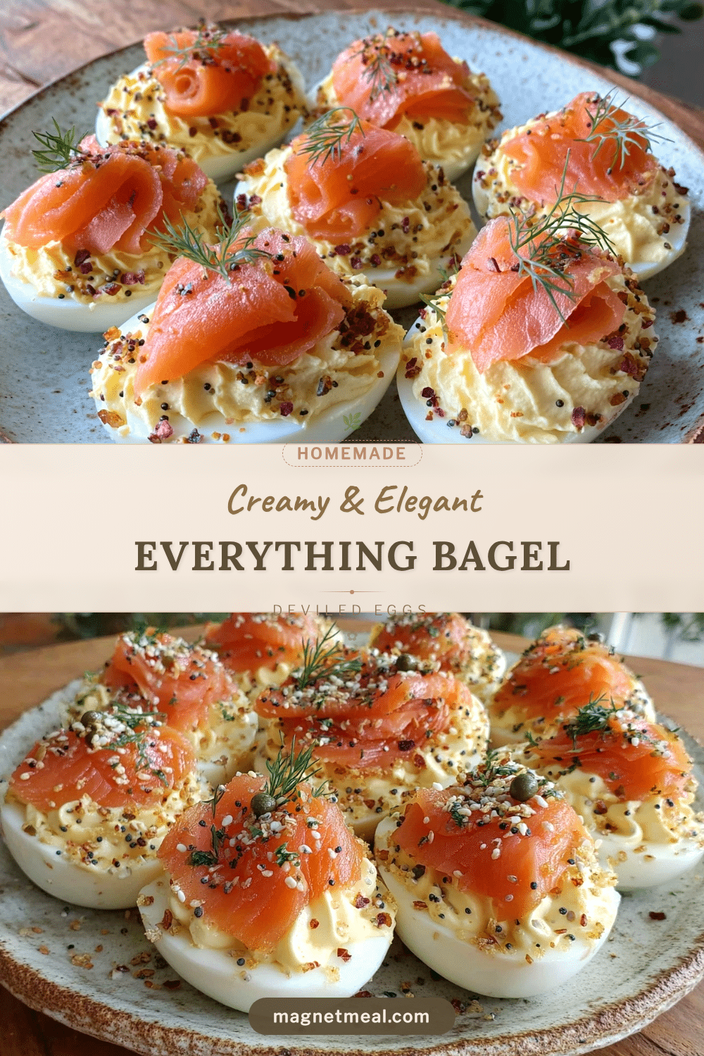 everything bagel deviled eggs recipe