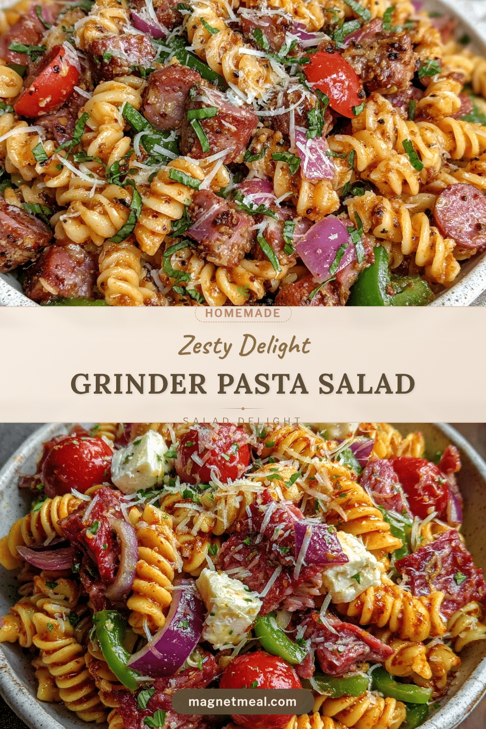 Flavorful Grinder Pasta Salad recipe