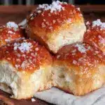 fluffy honey butter dinner rolls - featured image