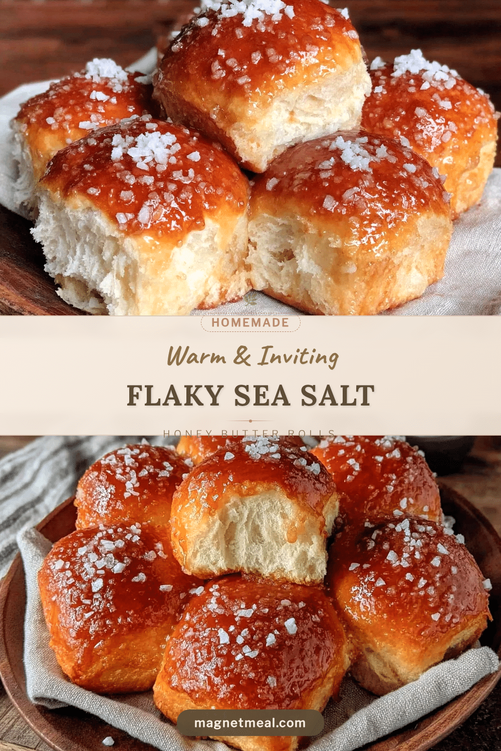 fluffy honey butter dinner rolls recipe